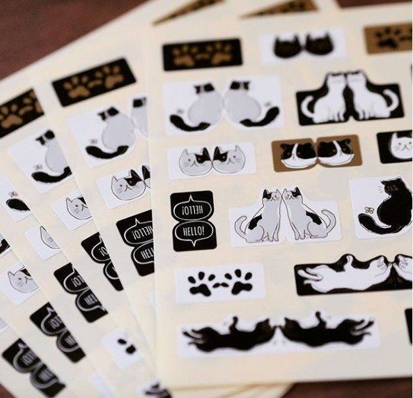 ダイソーの猫インデックス