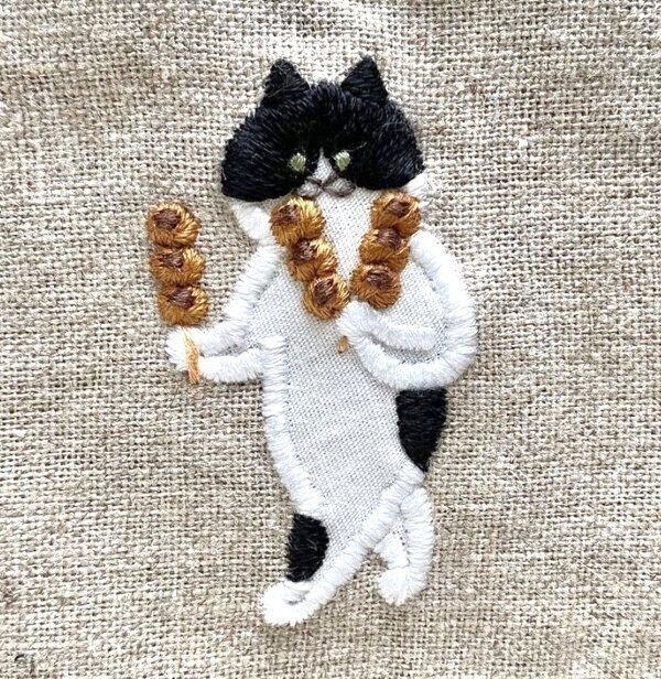 SUIMINさんの刺繍作品