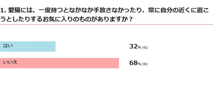 愛猫にはお気に入りのものがある？