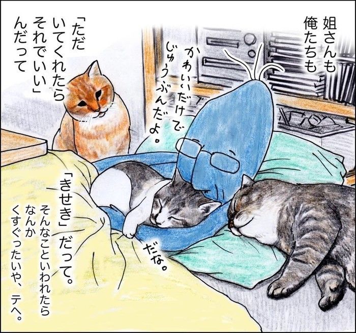 おじいちゃんと3匹