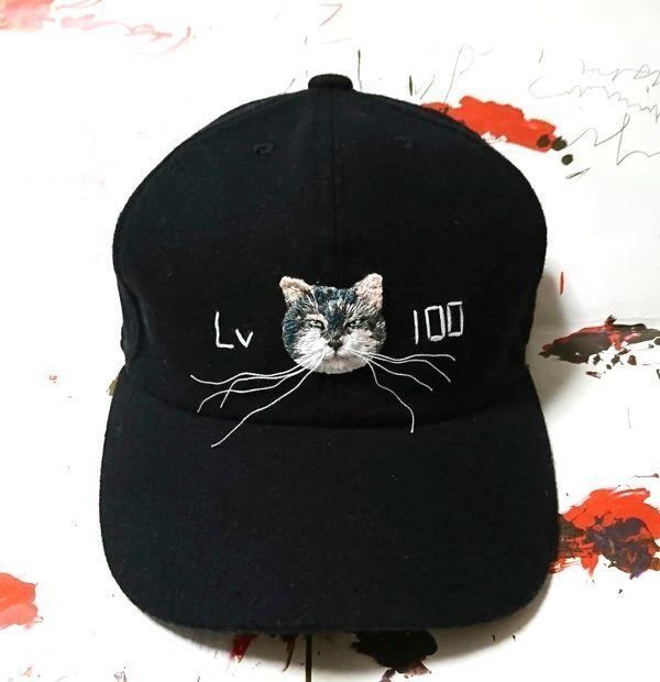 『nekomotion』の猫刺繍作品