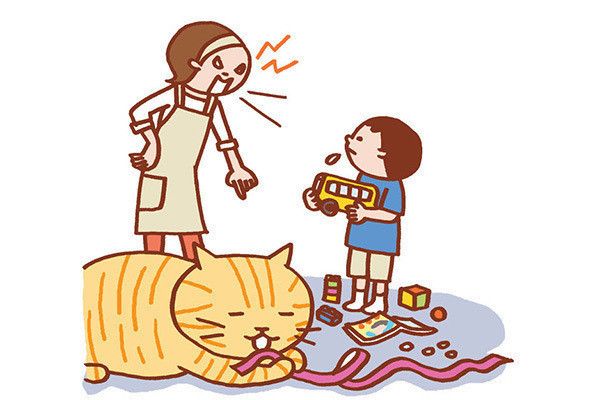 誤食する猫