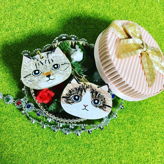 猫のキーホルダー