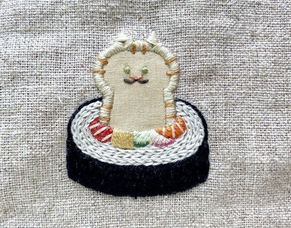 刺繍作家・SUIMINさんの刺繍作品