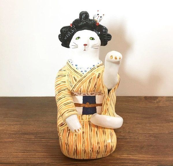猫人形作家・緑猫さんの猫人形作品