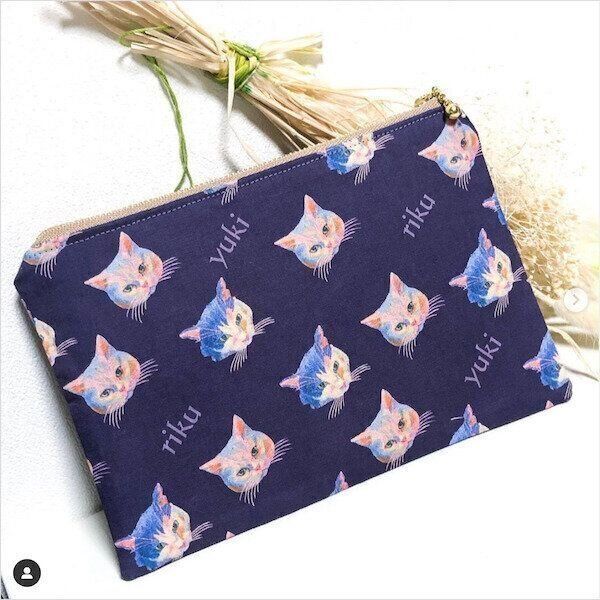chaCoさんの猫の油絵似顔絵をモチーフにしたグッズ