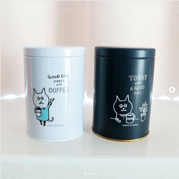「Third Cat Café」のコーヒーキャニスター