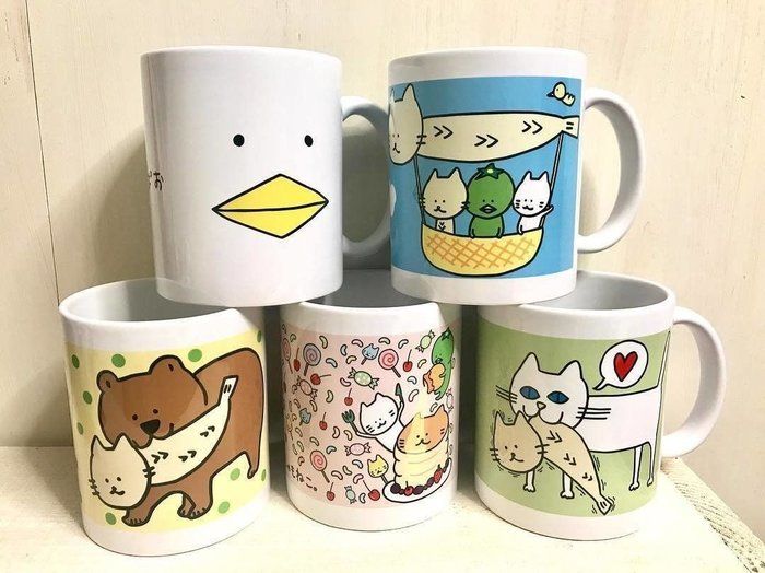 ししゃもねこマグカップ