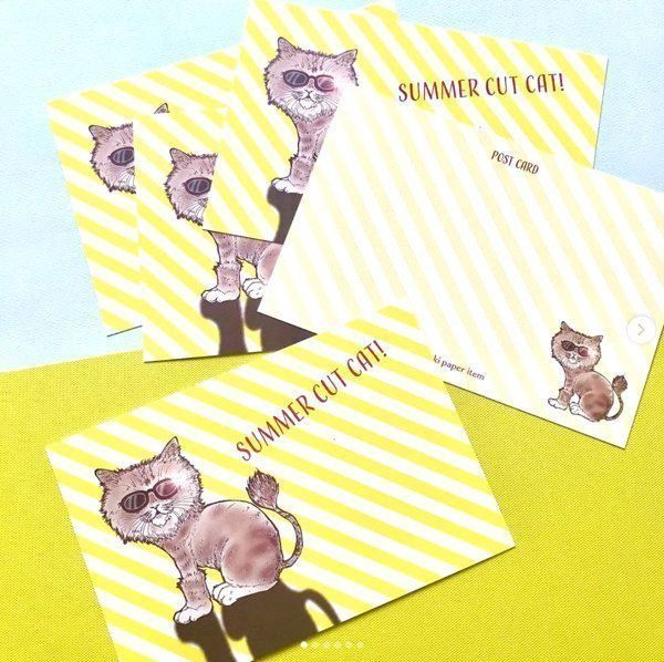 「nemunoki paper item」の猫モチーフ雑貨