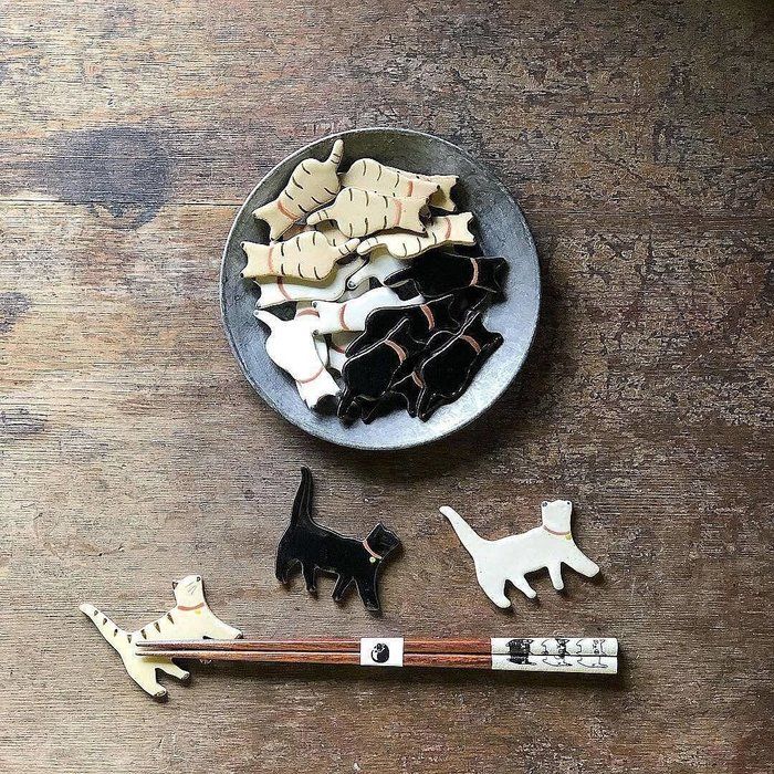 猫の箸置き
