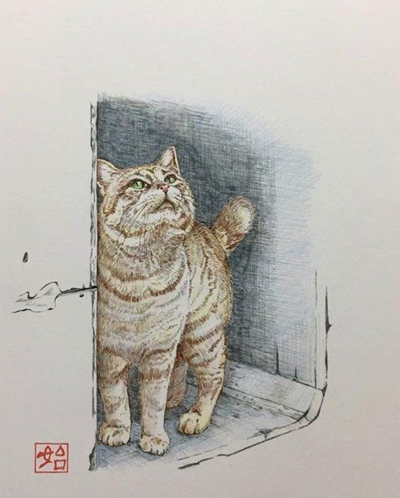 ペン画