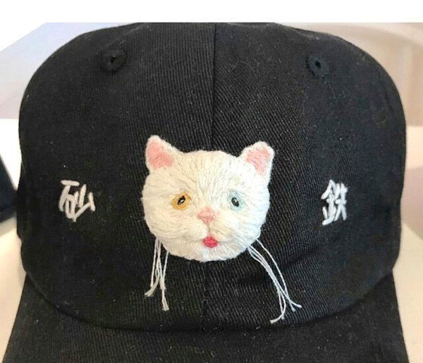 『nekomotion』の猫刺繍作品