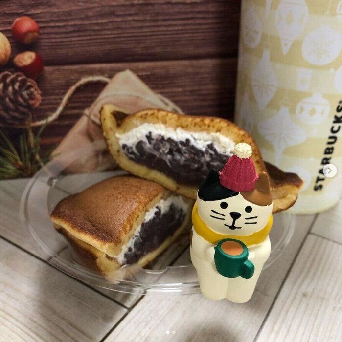 ホイップ入りどら焼きとコンコンブル