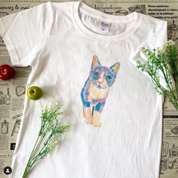 chaCoさんの猫の油絵似顔絵をモチーフにしたグッズ
