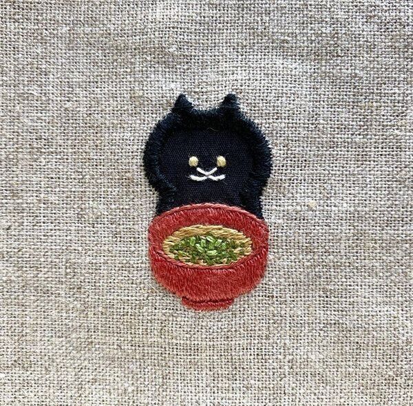 SUIMINさんの刺繍作品