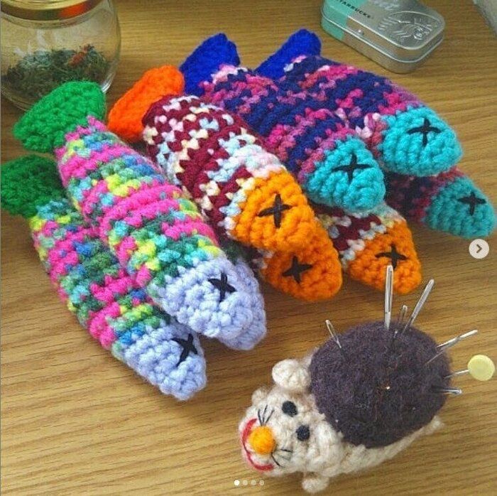 魚型のけりぐるみ