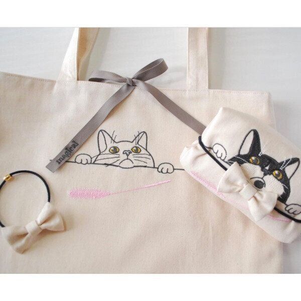 「猫と暮らす洋裁店magical」の猫グッズ