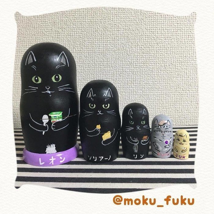 猫のマトリョーシカ