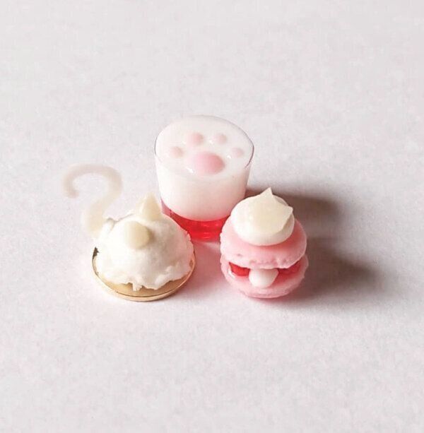 猫のマカロンタワーฅ^•ﻌ•^ฅ♡フェイクスイーツ 猫のマカロンタワーฅ^•ﻌ•^ฅ♡フェイクスイーツ