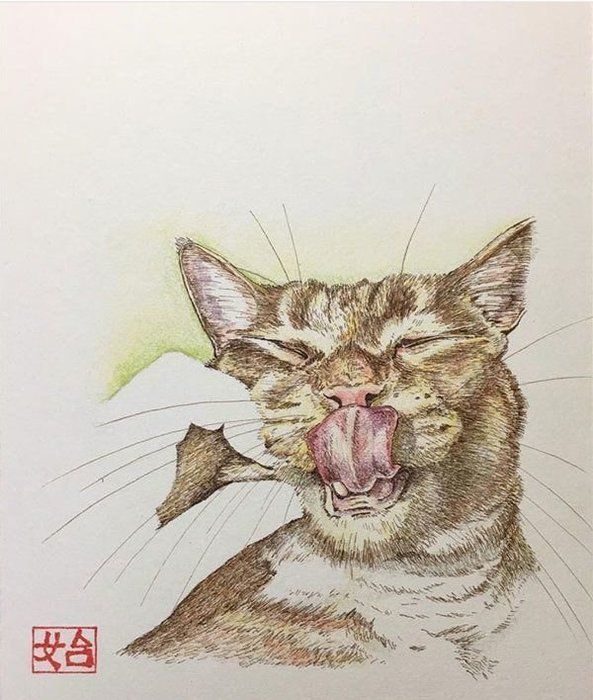 ペン画