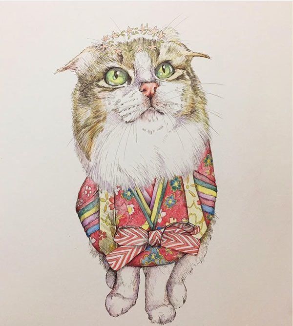 ペン画