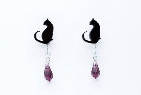 黒猫アクセサリー