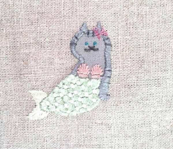 SUIMINさんの刺繍作品