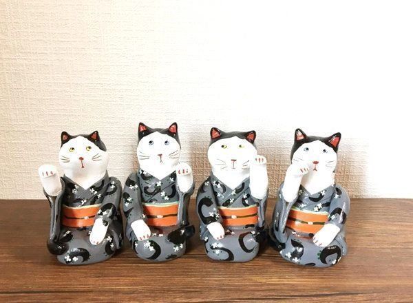 猫人形作家・緑猫さんの猫人形作品