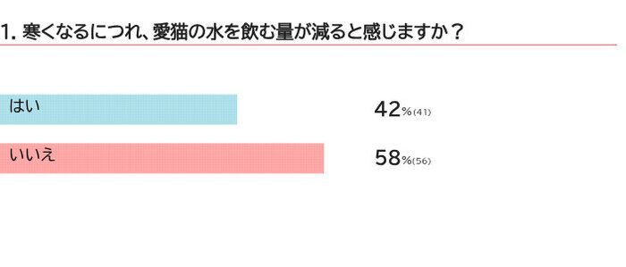 冬になると猫の飲水量は減る？