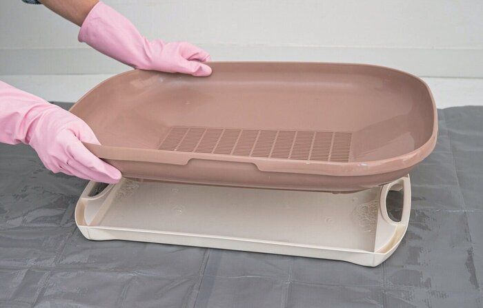 スノコ部分をつけ置く