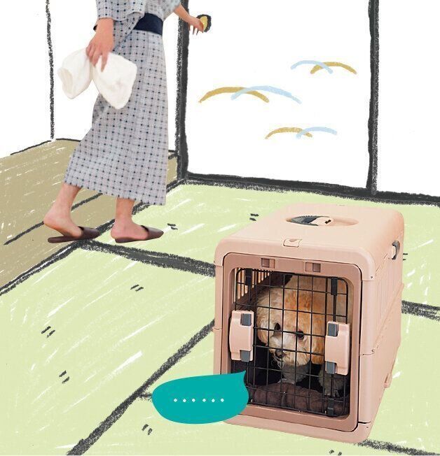 慣れない場所でも落ち着きやすい