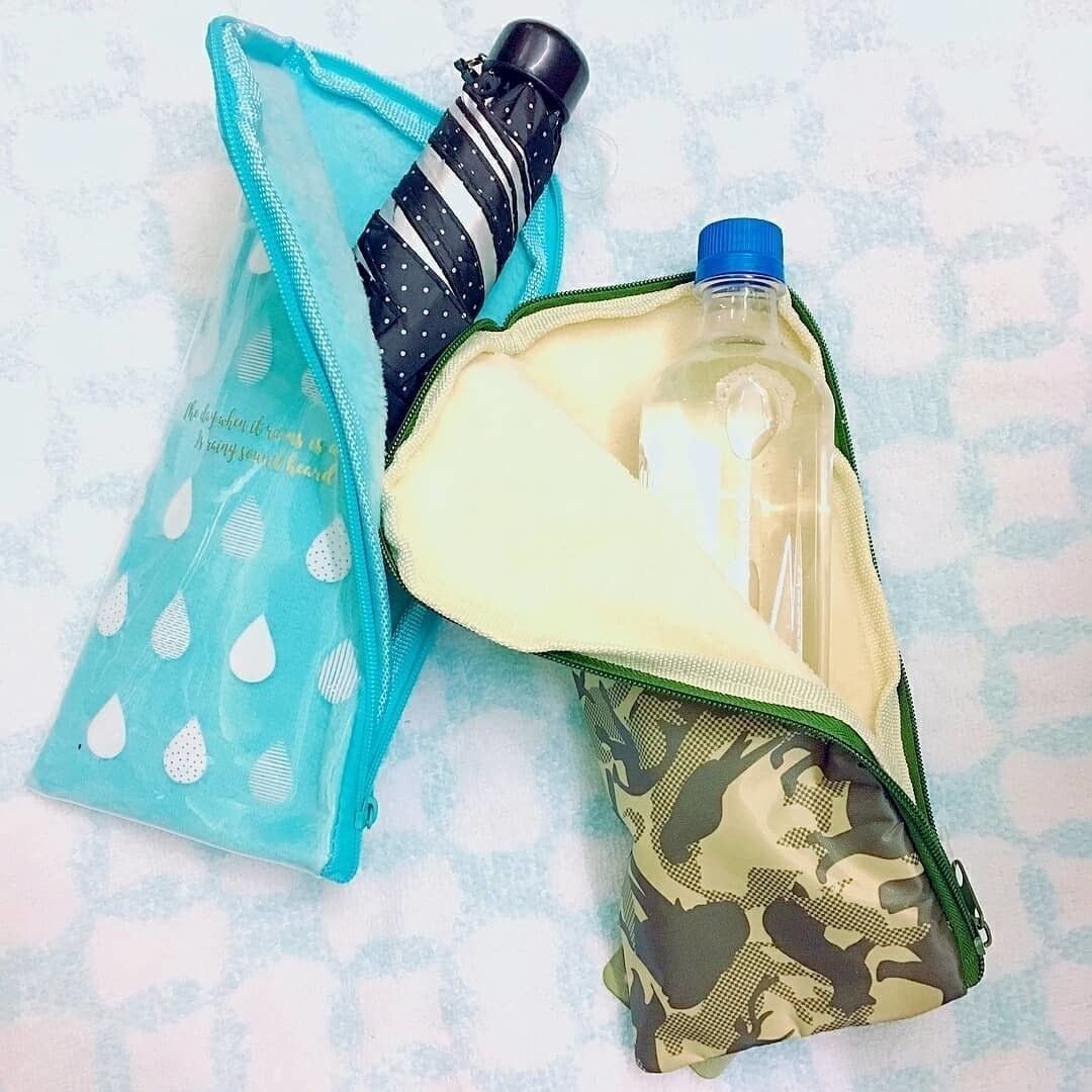 タオル生地の傘ポーチ