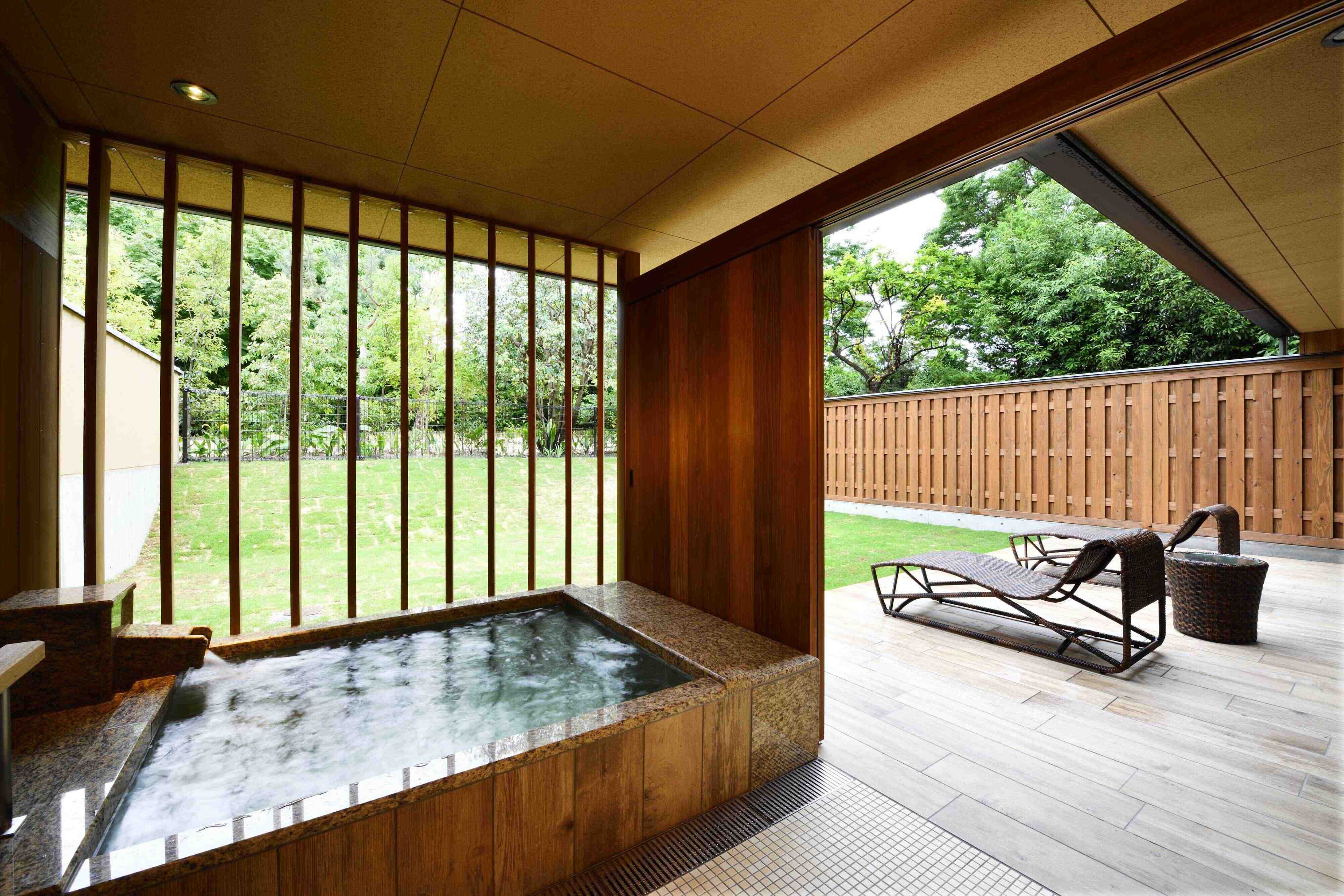 温泉露天風呂付きの客室