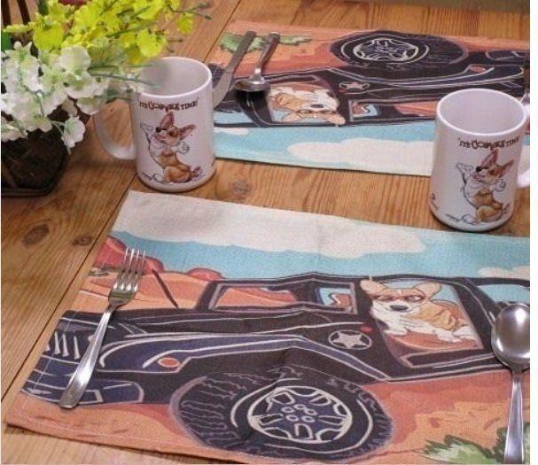 マグカップとおそろいのランチョンマット
