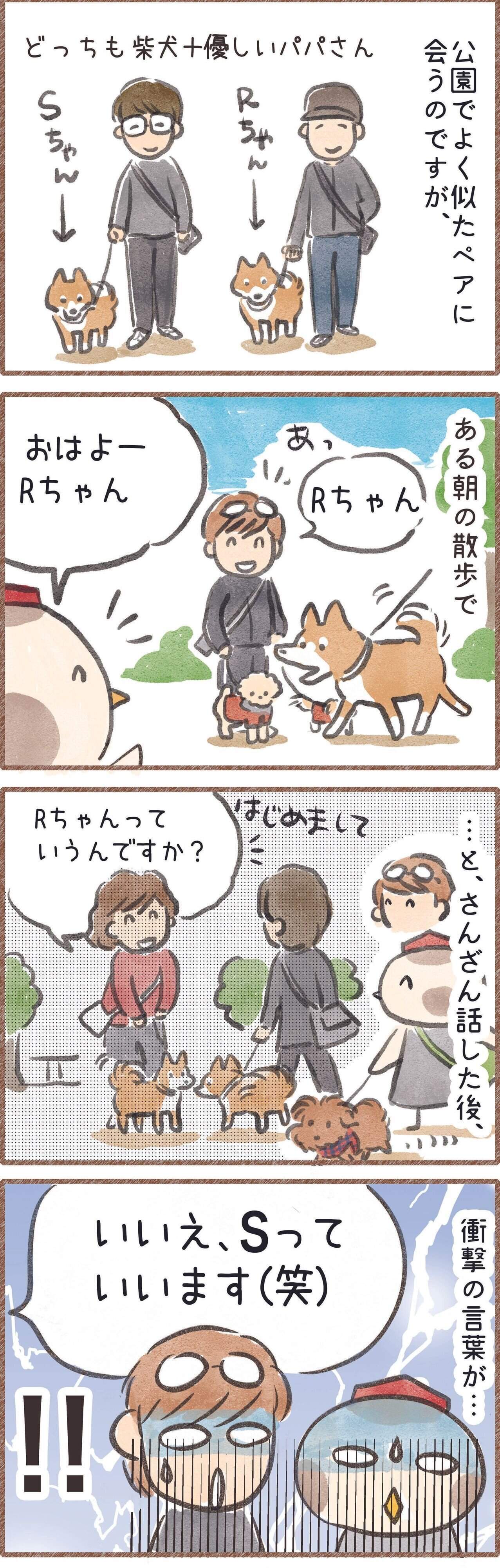柴犬間違いをしてしまった漫画