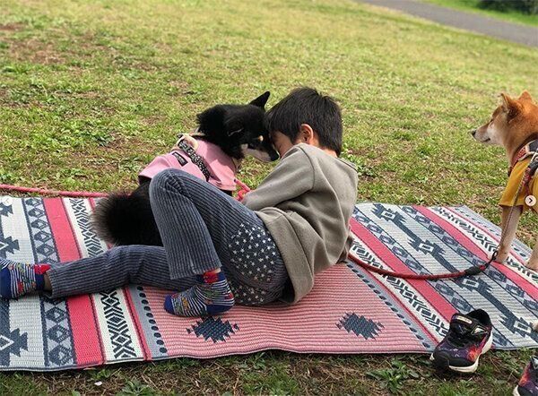 息子くんと椛ちゃん、桜ちゃん