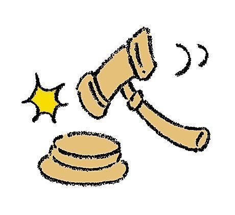 過失傷害で有罪だとした一審の判決がくつがえった（イラスト／別府麻衣）