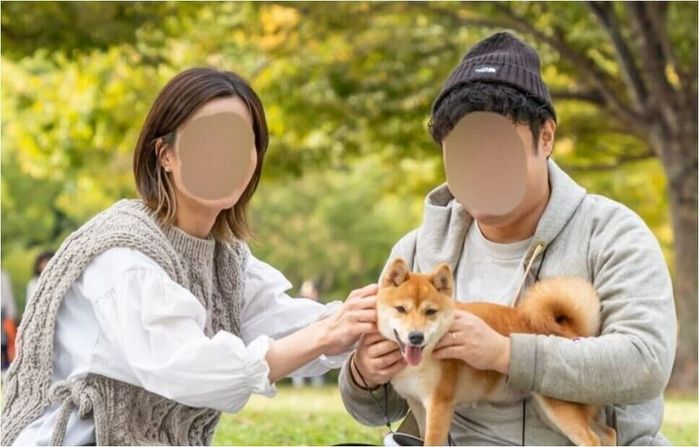うめちゃんと飼い主家族