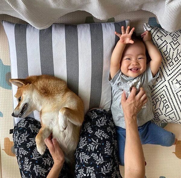 まったりする花子ちゃんとモモ子ちゃん