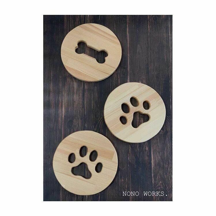 NONO WORKS.犬モチーフ鍋敷