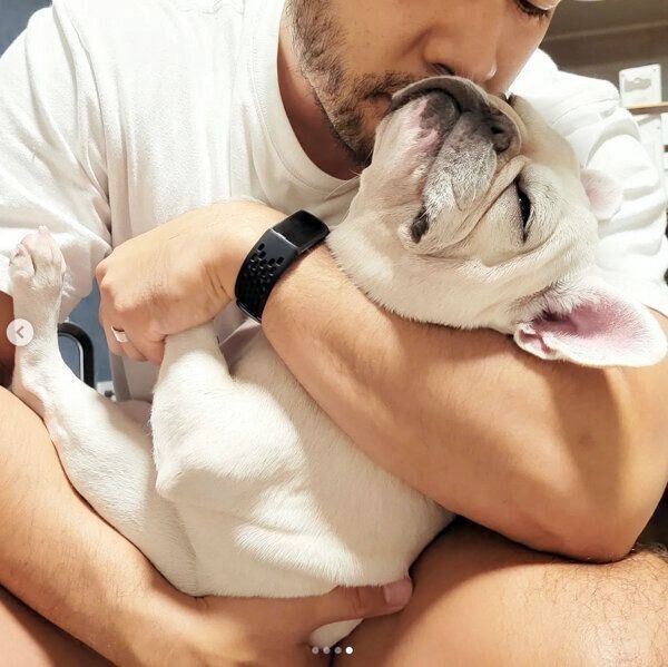 パパさんに甘えるやまわきちゃん