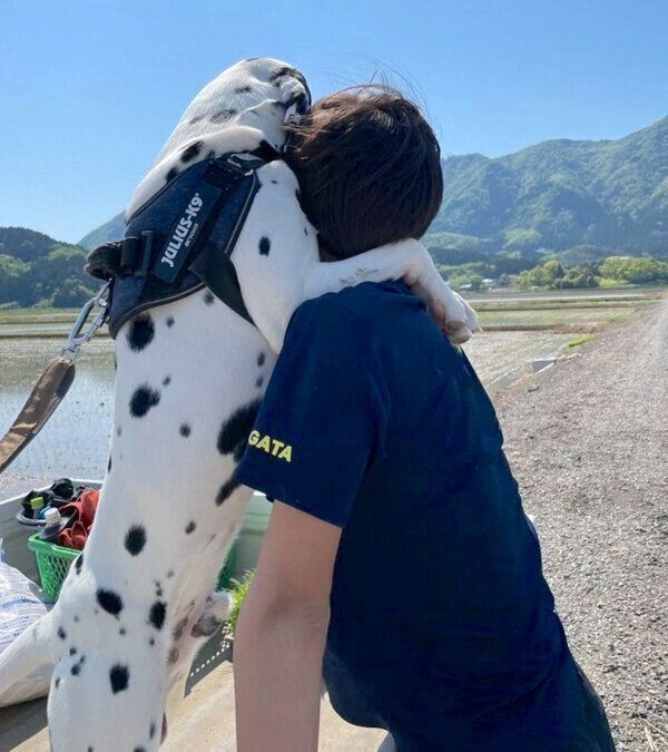 ラヴィくんと飼い主さん