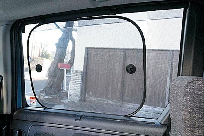 サンシェイドをつけておくと◎