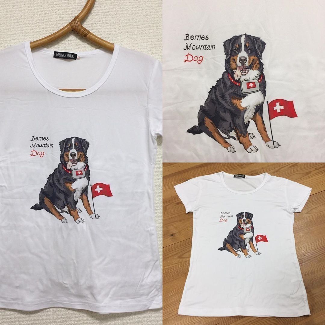 バーニーズマウンテンドッグのTシャツ