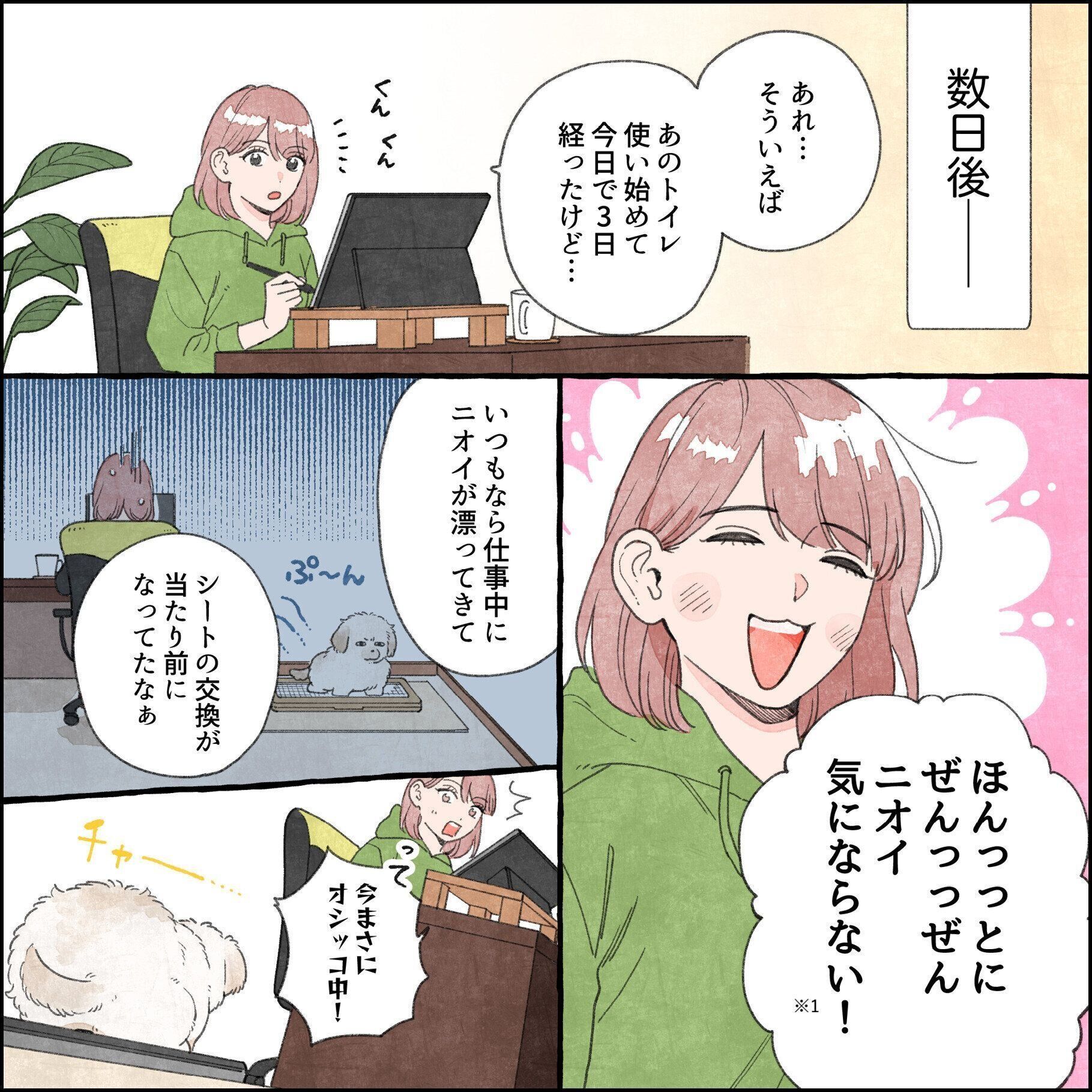 デオシート 消臭ラボ　3日間交換無しでもニオわない