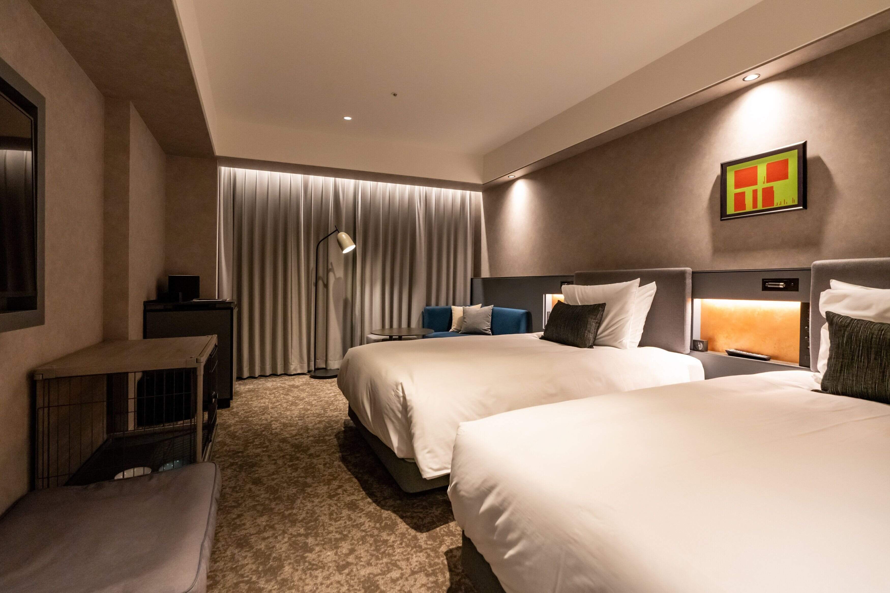 犬と泊まれるツインルーム