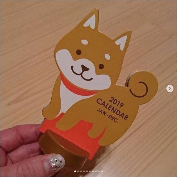 ワンコの卓上カレンダー