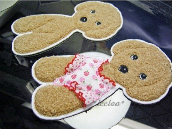 犬のアップリケ