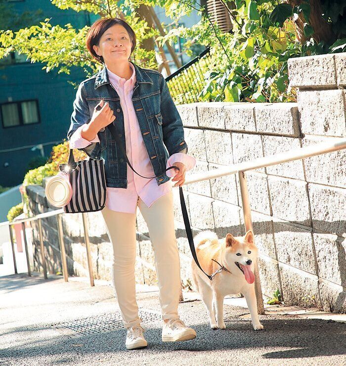 散歩ルートに上り坂を加えて