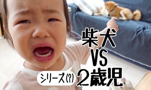 氷を食べる花子ちゃんと、大泣きするモモ子ちゃん